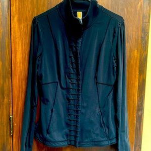 Lucy Black Athletic form fitting jacket Size Medium